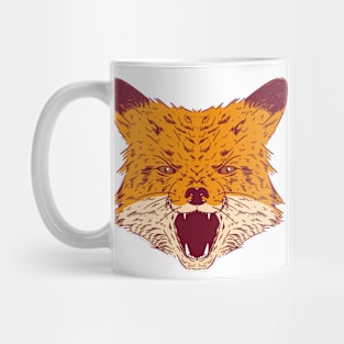 Angry Fox P R t shirt Mug